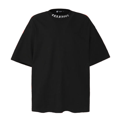 Embroidered Neckline T-shirt For Men