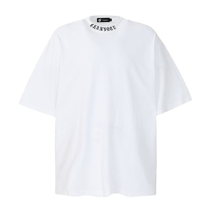 Embroidered Neckline T-shirt For Men